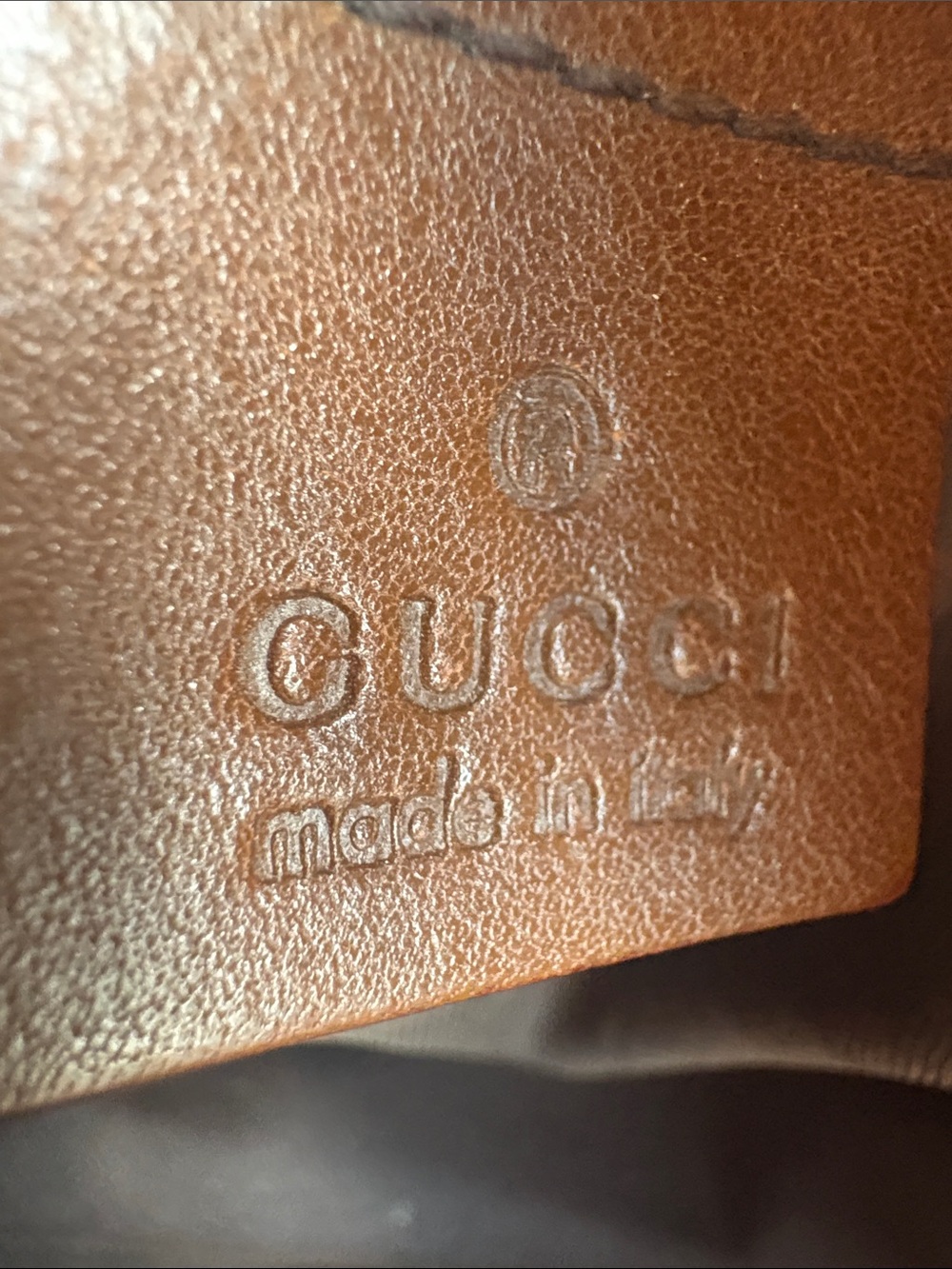 Gucci Beige and Brown GG Monogram Shoulder Bag with Gold Hardware - Picture 10 of 14